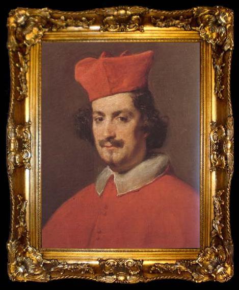 framed  Diego Velazquez Cardinal Astalli (Pamphili) (detail) (df01), ta009-2
